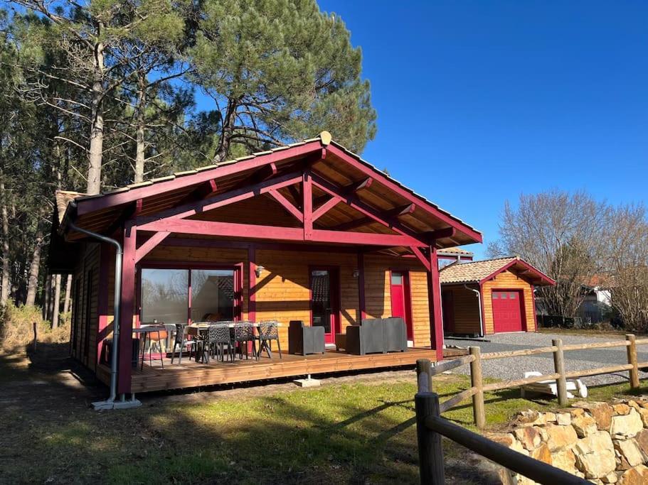 Maison Neuve 3 Etoiles Les Logis Du Lac Sanguinet Bagian luar foto